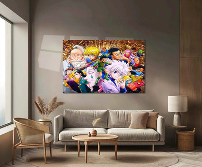Anime Metal Frame | Hunter Legacy | Hunter x Hunter Metal Frame Adventure, Strategy & Unbreakable Bonds Wall Art - TURTLEWINGS 