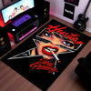 Hustle Street Grind Pop Art Area Flat Rug | Motivational Urban Typography Artwork Flat Rug | Premium Modern Lifestyle Area Floor Decor
