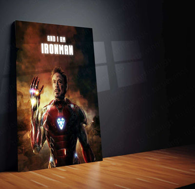 I Am Iron Man Metal Poster – Iconic Marvel Tribute Wall Art | Tony Stark Legacy - TURTLEWINGS