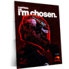 Quote Metal Poster | Max Verstappen – I Can’t Lose, I’m Chosen Metal Frame  F1 Champion Destiny & Unshakeable Mindset Wall Art | Elite Racer Motivation Quote Metal Poster