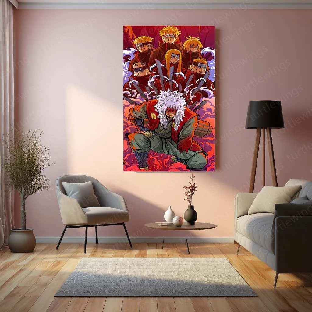 JIRAYA anime metal poster - TURTLEWINGS