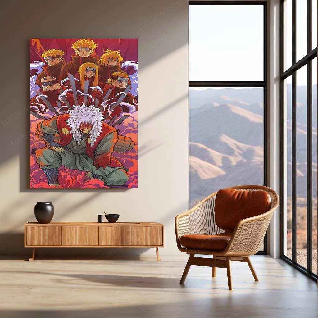 JIRAYA anime metal poster - TURTLEWINGS
