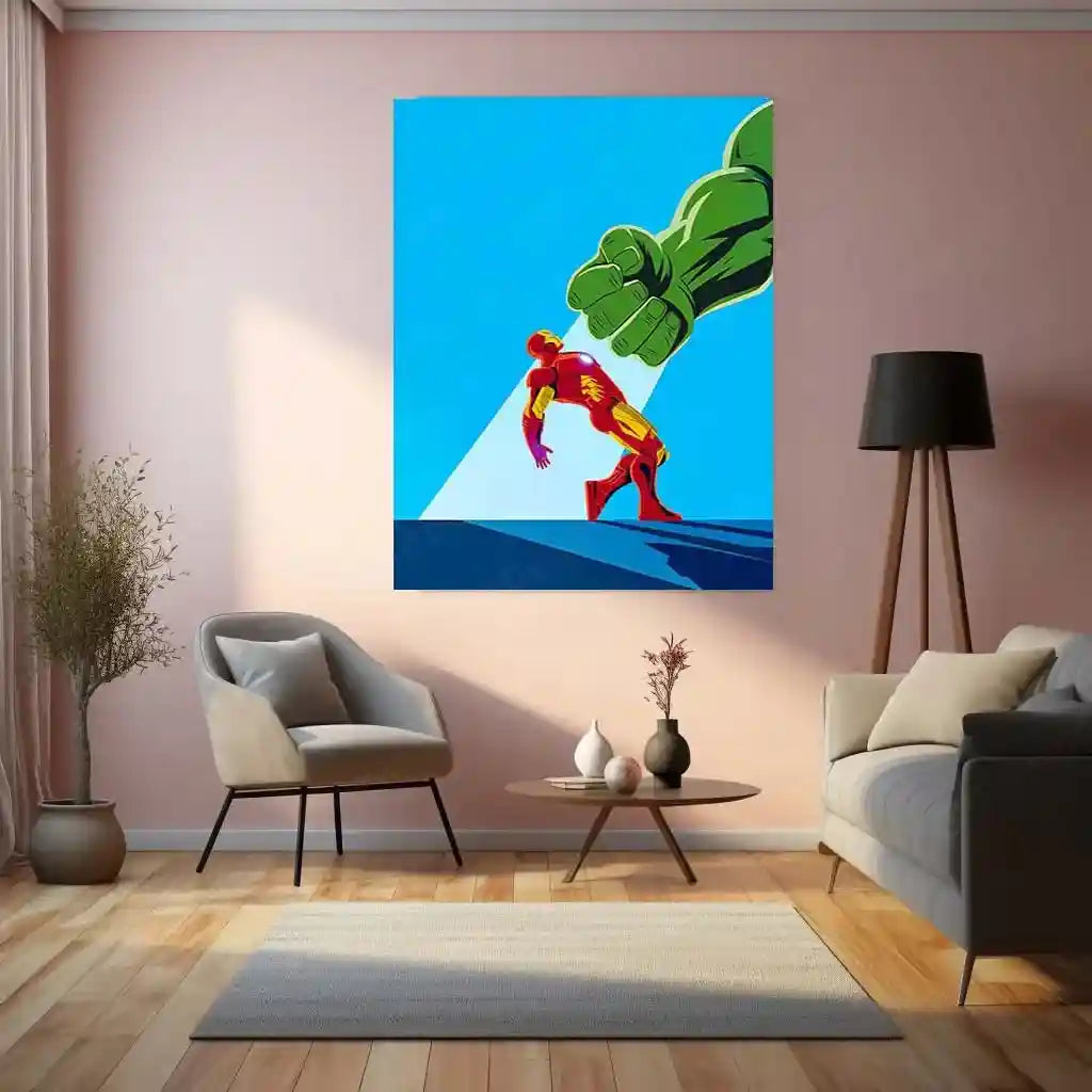 Marvel Metal Poster | Iron Man & Hulk – Marvel Metal Poster - TURTLEWINGS