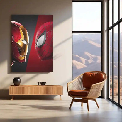 Marvel Metal Poster | Iron Man & Spider-Man – Marvel Metal Poster - TURTLEWINGS