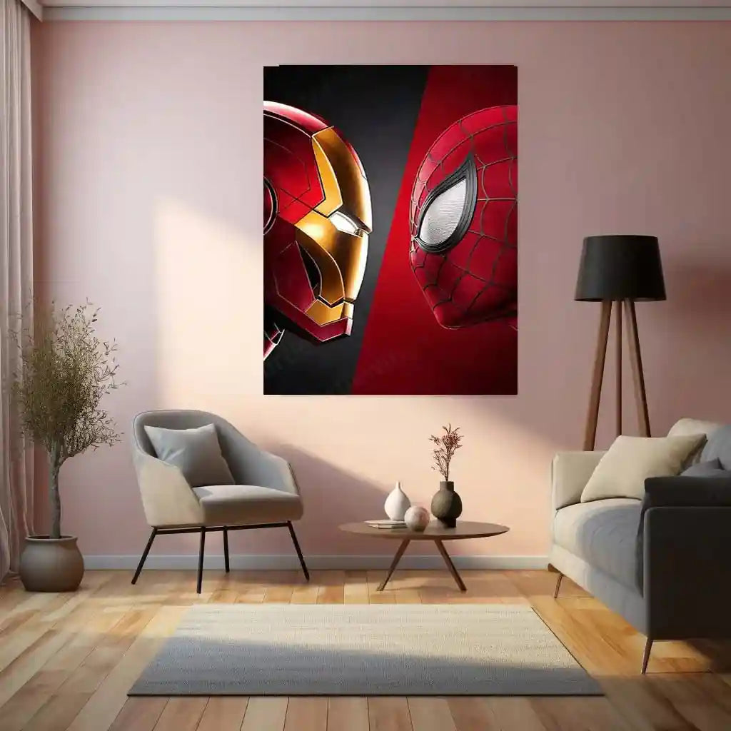 Marvel Metal Poster | Iron Man & Spider-Man – Marvel Metal Poster - TURTLEWINGS