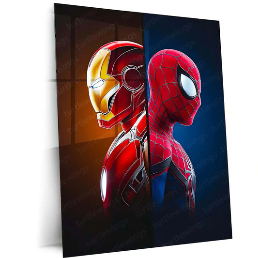 Marvel Metal Poster | Iron Man & Spider-Man – Marvel Metal Poster01 - TURTLEWINGS