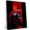 Quote Metal Poster | Max Verstappen – I’m Chosen Metal Frame Unbreakable Confidence & Champion Destiny Formula One Wall Art | Elite Winner Mindset Quote Metal Poster