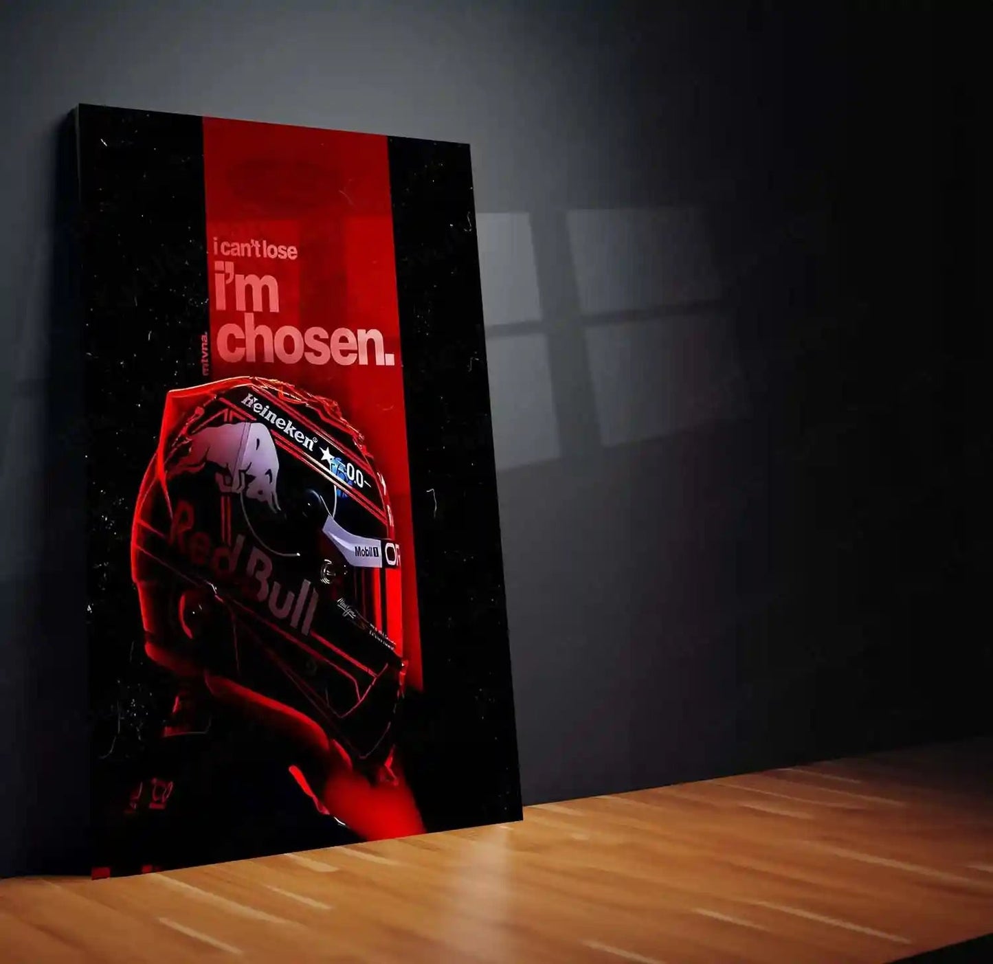 Quote Metal Poster | Max Verstappen – I’m Chosen Metal Frame Unbreakable Confidence & Champion Destiny Formula One Wall Art | Elite Winner Mindset Quote Metal Poster - TURTLEWINGS