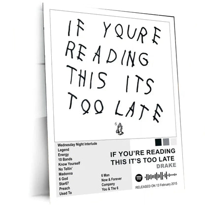 Drake Complete Collection | Set of 11 | Set of 8 | Set of 4 | Album Posters Metal Frames Global Hits. Moody Aesthetics. Hip-Hop Royalty on Your Walls. - TURTLEWINGS