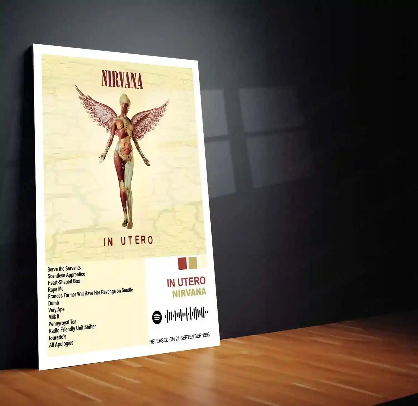 Nirvana Complete Collection | Set of 11 | Set of 4 | Set of 8| Album Posters Metal Frames Grunge Legacy. Iconic Albums. Timeless Wall Statement. - TURTLEWINGS