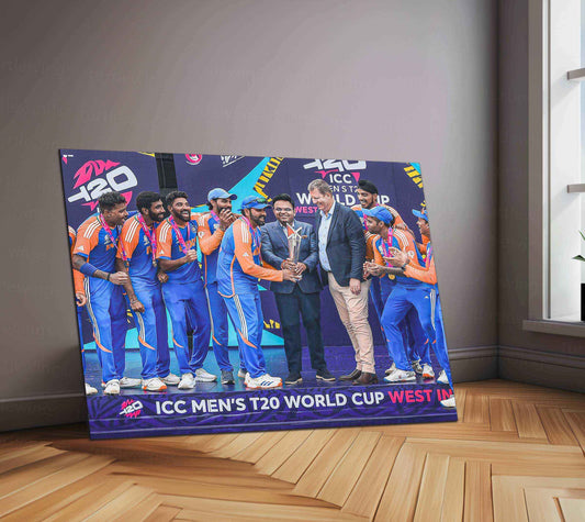 Indian Cricket Team Metal Poster – Glory, Passion & Legacy 3 - TURTLEWINGS