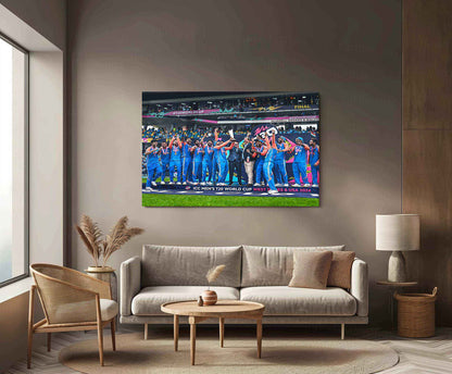 Indian Cricket Team Metal Poster – Glory, Passion & Legacy 4 - TURTLEWINGS