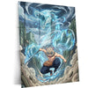 Anime Metal Poster | Inosuke Hashibira Beast Breathing Metal Poster | Demon Slayer Anime Wall Art | Premium Action Metal Print