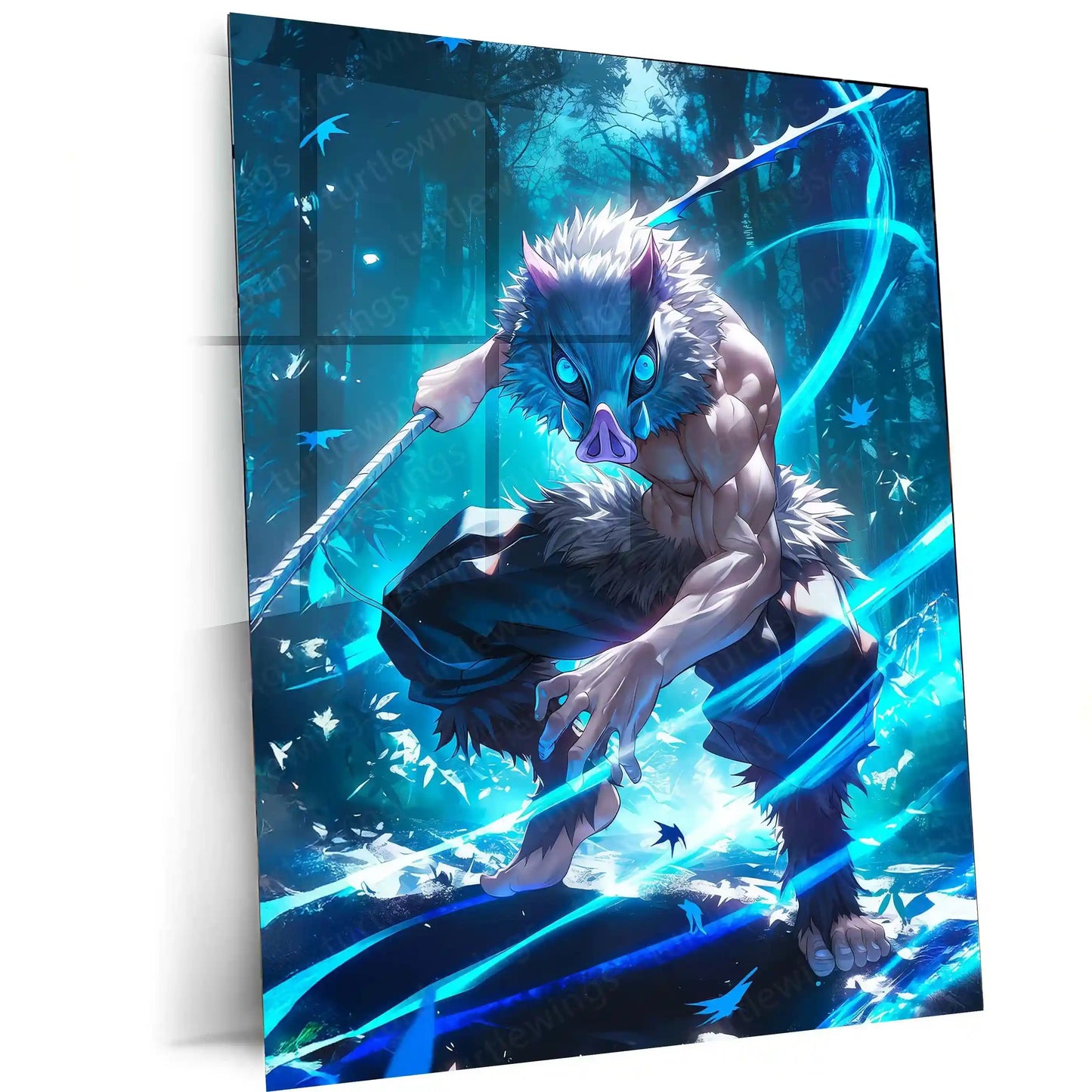 Anime Metal Poster | Inosuke – Demon Slayer Metal Poster - TURTLEWINGS
