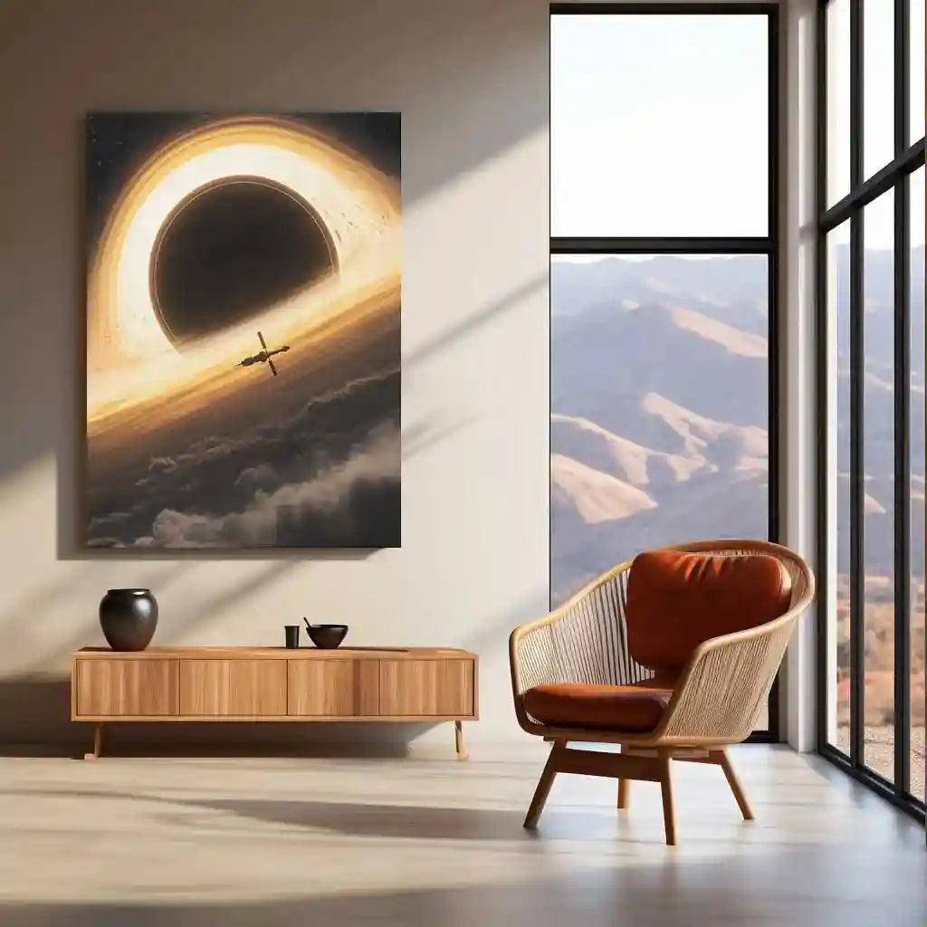 Movies Metal Poster | Interstellar Metal Poster | Epic Sci-Fi Space Movie Wall Art 2 - TURTLEWINGS