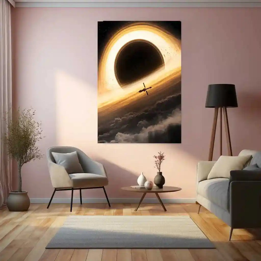 Movies Metal Poster | Interstellar Metal Poster | Epic Sci-Fi Space Movie Wall Art 2 - TURTLEWINGS