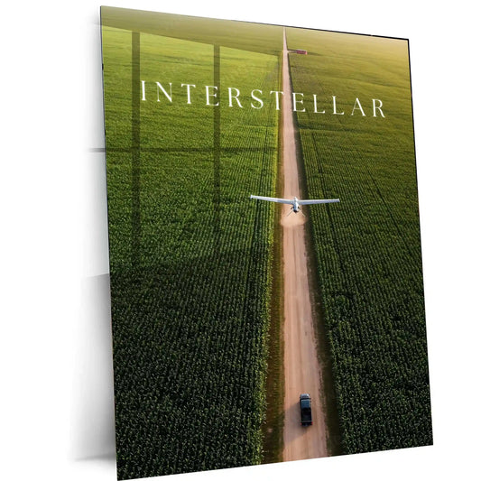 Movies Metal Poster | Interstellar Metal Poster | Epic Sci-Fi Space Movie Wall Art 4 - TURTLEWINGS