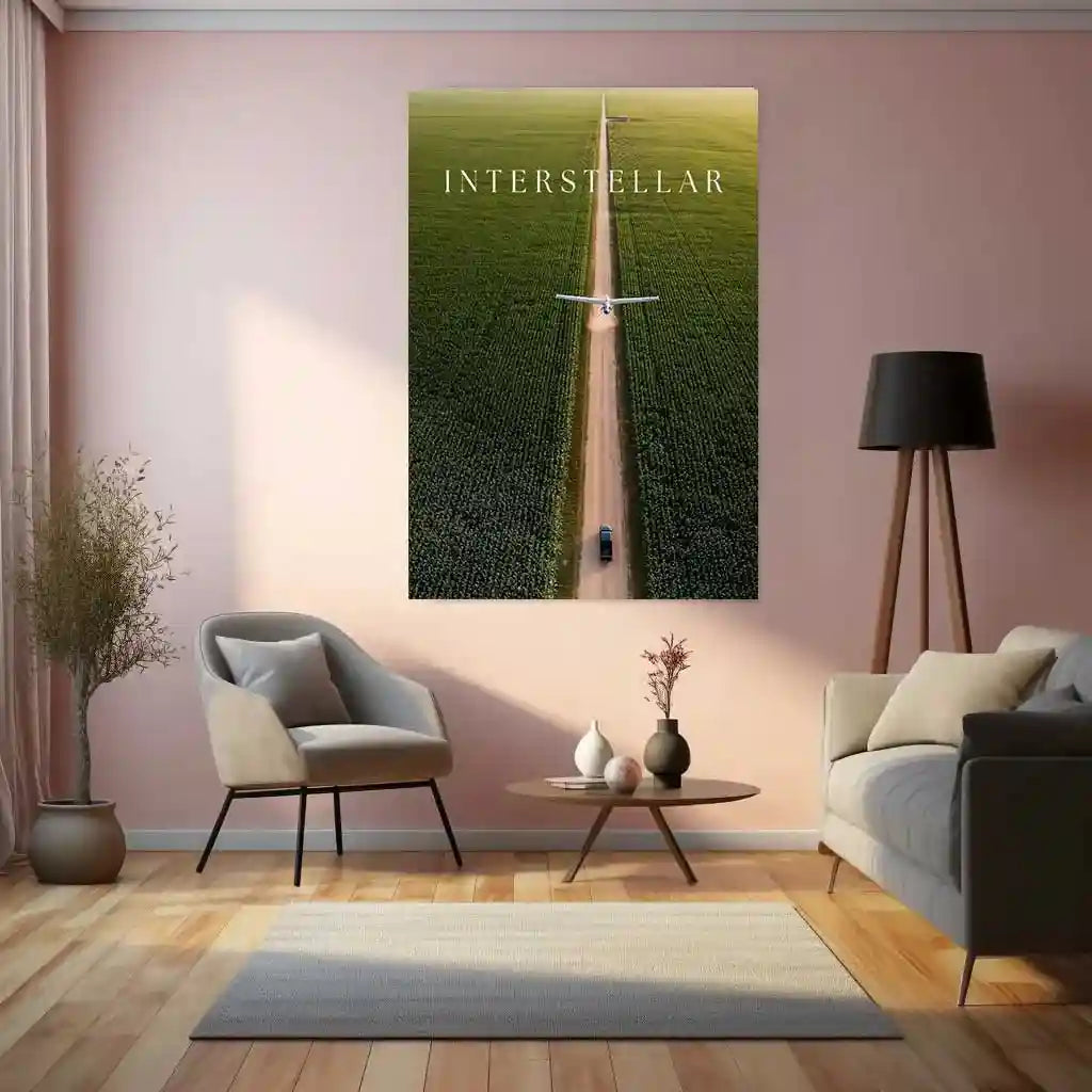 Movies Metal Poster | Interstellar Metal Poster | Epic Sci-Fi Space Movie Wall Art 4 - TURTLEWINGS
