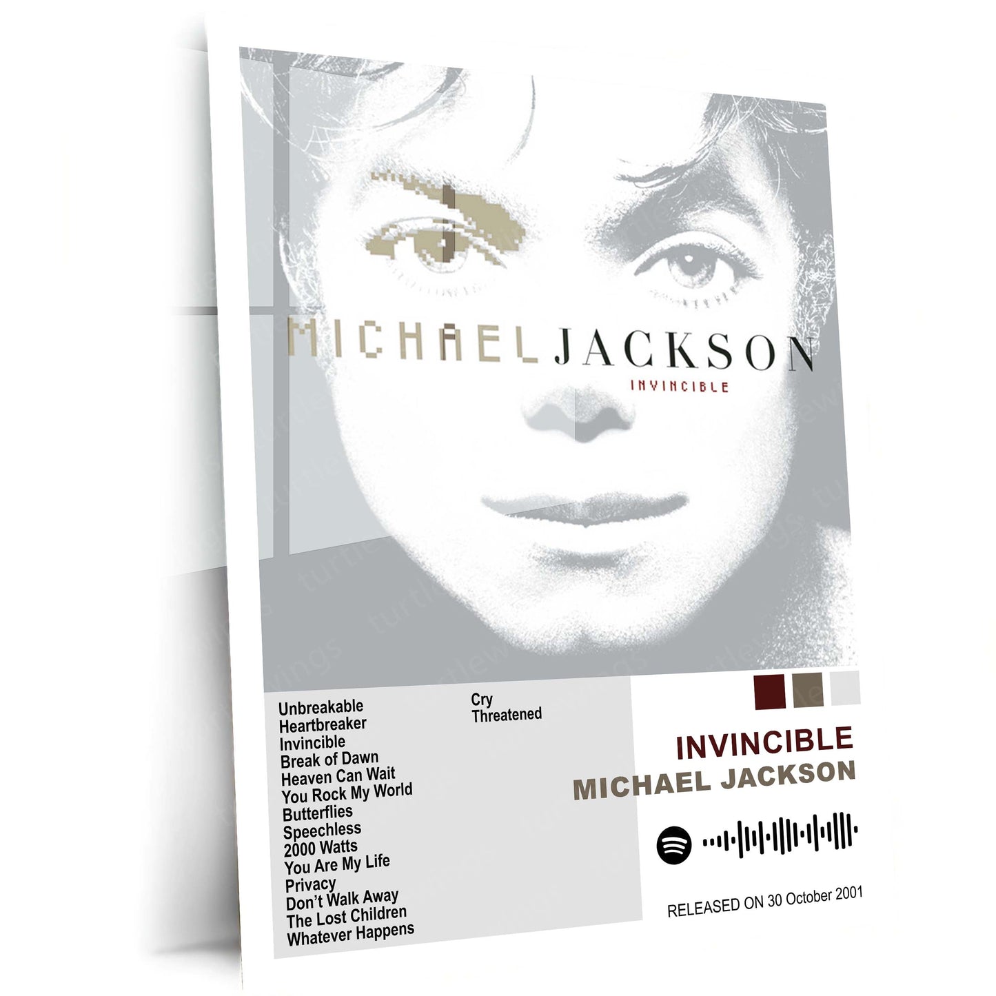 Michael Jackson – Complete Album Collection | Set of 10 | Set of 8 | Set of 4 | Premium Metal Poster Set