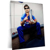 Cricket Metal Poster | Ishan Kishan Champion Metal Poster | Team India Victory Trophy Wall Art | Cricket Superstar Portrait Frame
