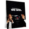 Quote Metal Poster | Mike Ross & Harvey Specter – It’s Not Over Until We Win Metal Frame Relentless Legal Mindset Wall Art | Winning Mentality & Elite Strategy Quote Metal Poster