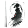 Anime Metal Poster | Itachi Uchiha – Akatsuki Sharingan Metal Poster | Naruto Anime Wall Frame