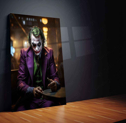 Joker Metal Poster – Iconic Villain Wall Art | Dark & Gritty DC Decor - TURTLEWINGS