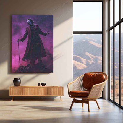 Joker Metal Poster – Iconic Villain Wall Art | Dark & Gritty DC Decor 2 - TURTLEWINGS