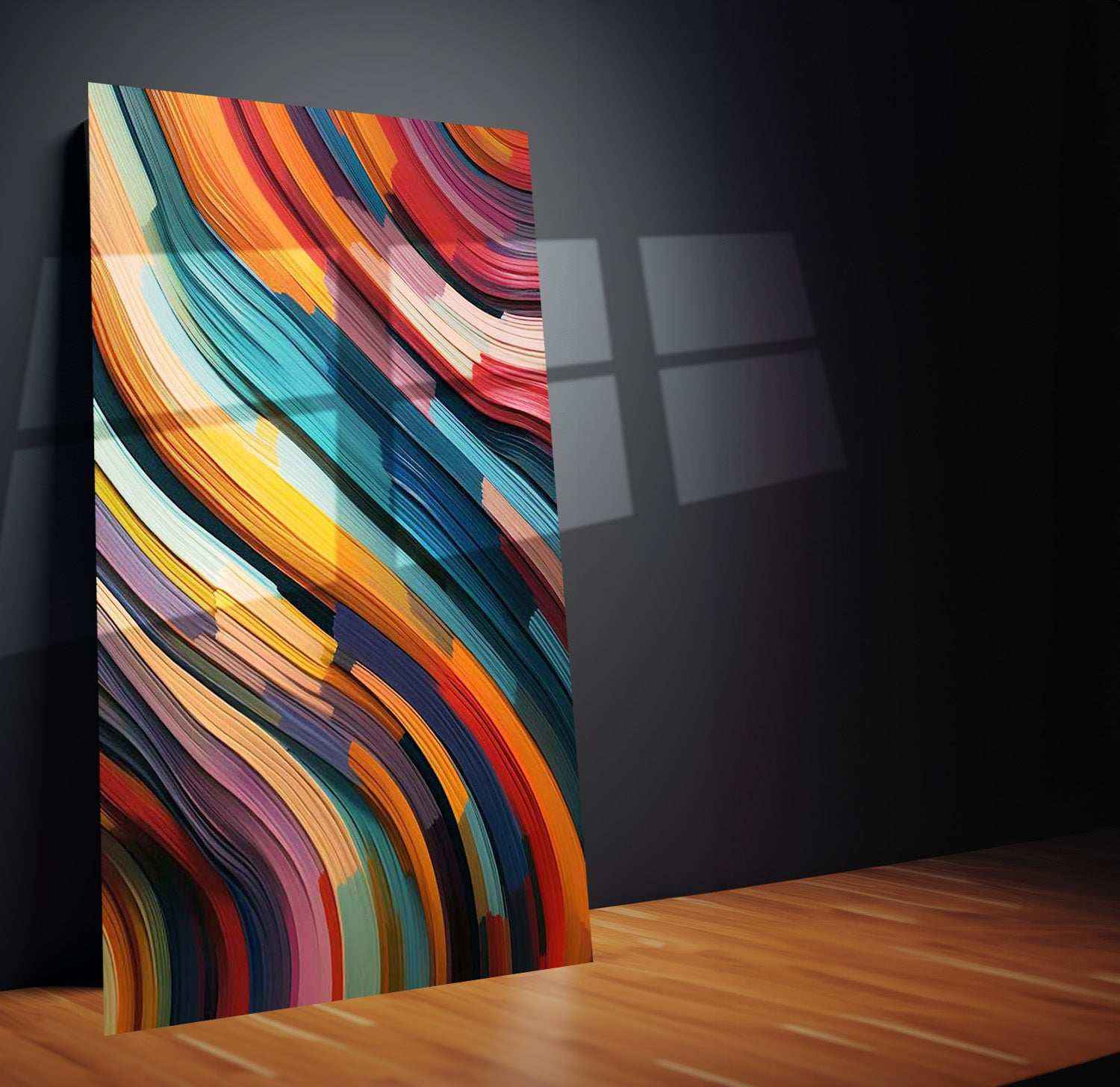 Abstract Art Painting Metal Print - TURTLEWINGS