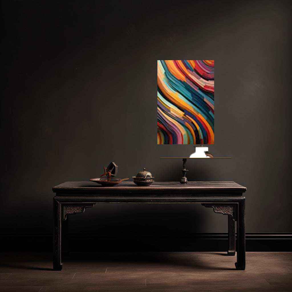 Abstract Art Painting Metal Print - TURTLEWINGS