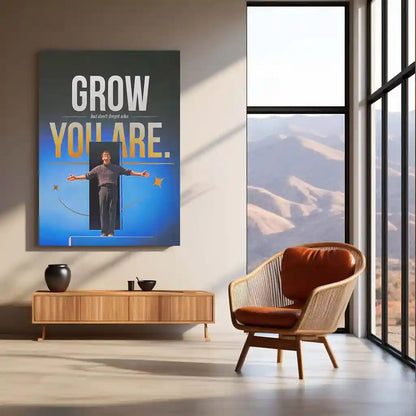 Quote Metal Poster | It’s Only Delusional Until It Works – Motivational Quote Metal Frame Wall Art (Copy) - TURTLEWINGS