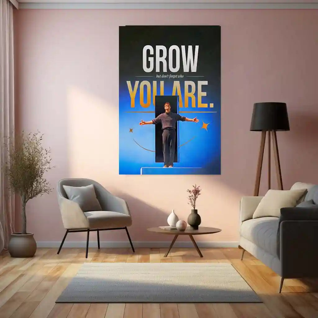Quote Metal Poster | It’s Only Delusional Until It Works – Motivational Quote Metal Frame Wall Art (Copy) - TURTLEWINGS