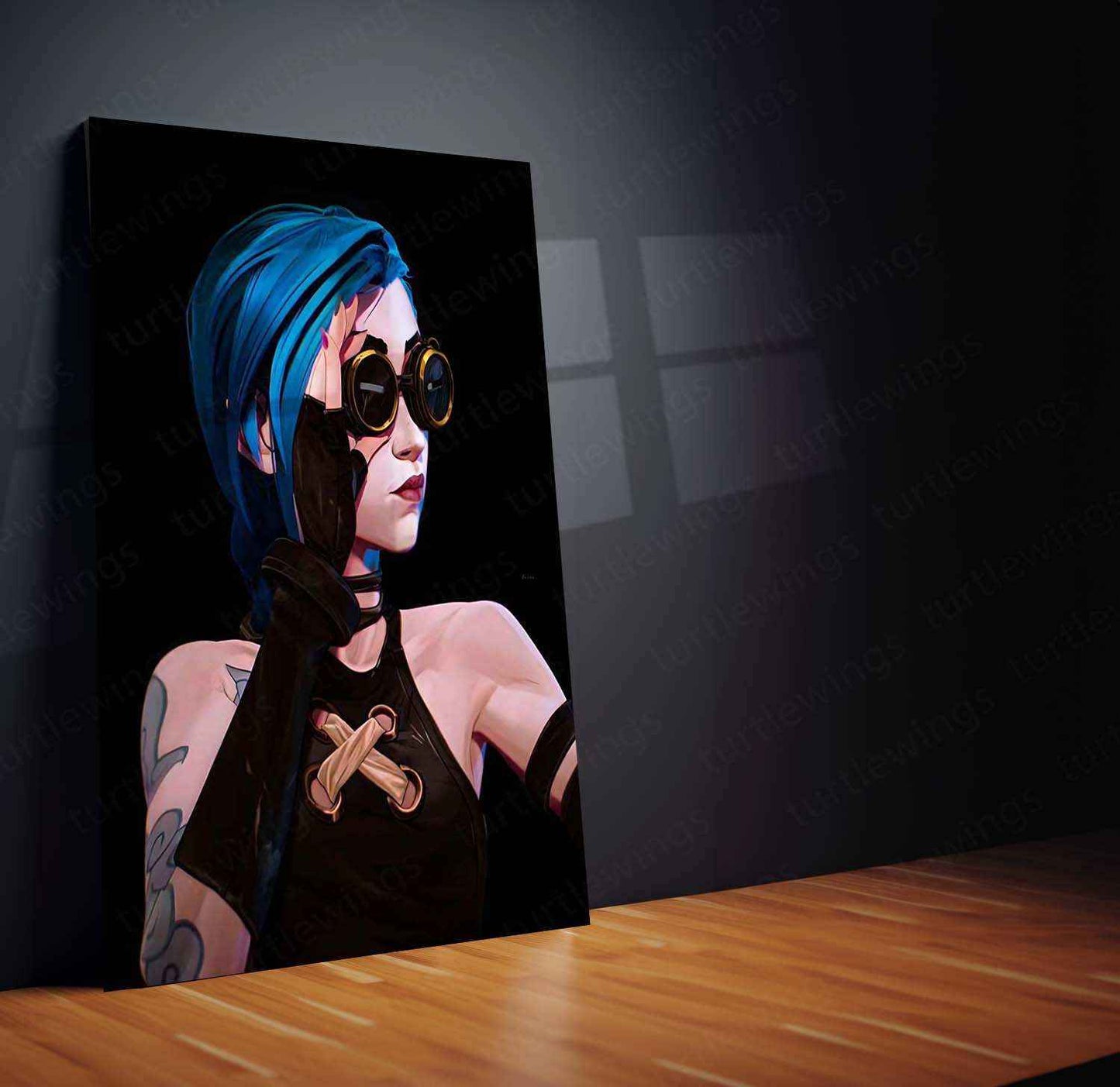 Jinx Metal Poster – Arcane & League of Legends Wall Art - TURTLEWINGS