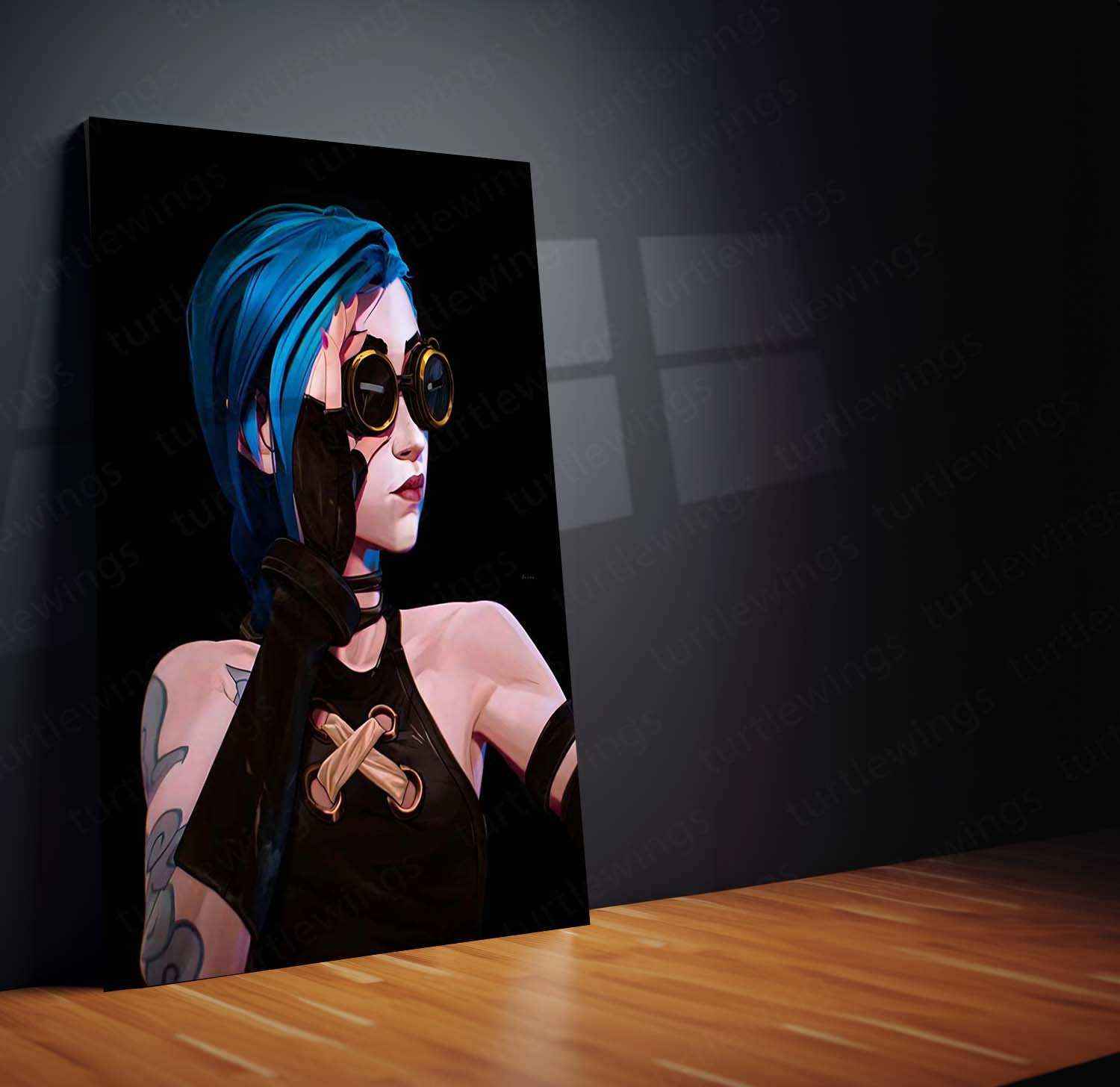 Jinx Metal Poster – Arcane & League of Legends Wall Art - TURTLEWINGS