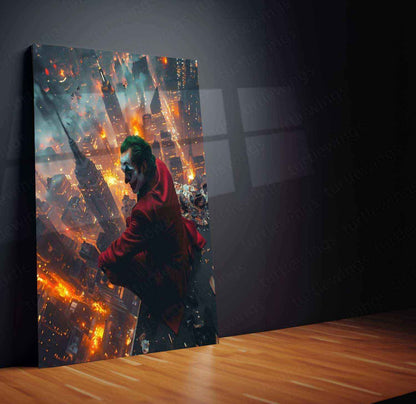 Joker Metal Poster – DC Comics Villain Wall Art - TURTLEWINGS