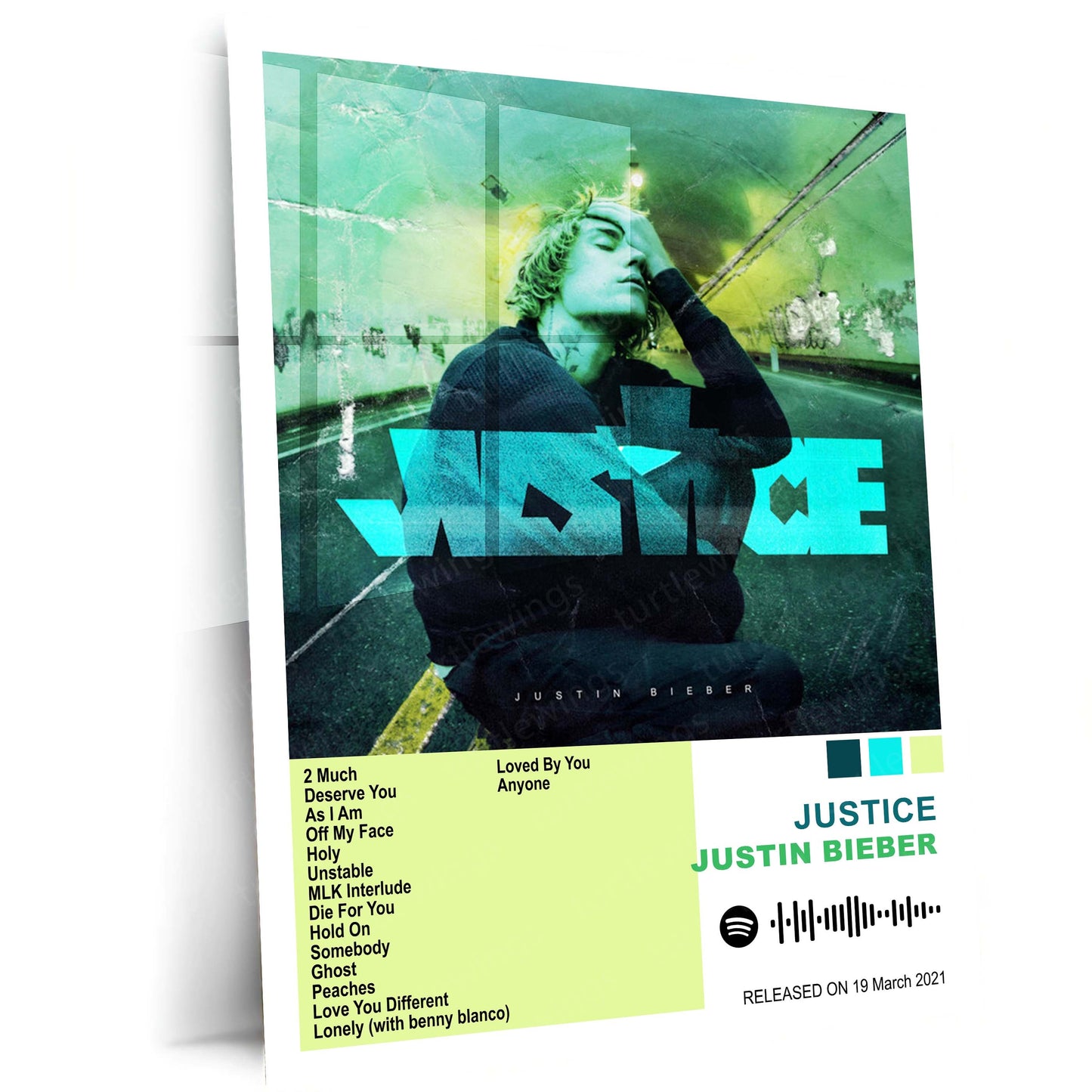 Justin Bieber – Complete Album Collection | Set of 11 | Set of 8 | Set of 4 | Premium Metal Poster Set