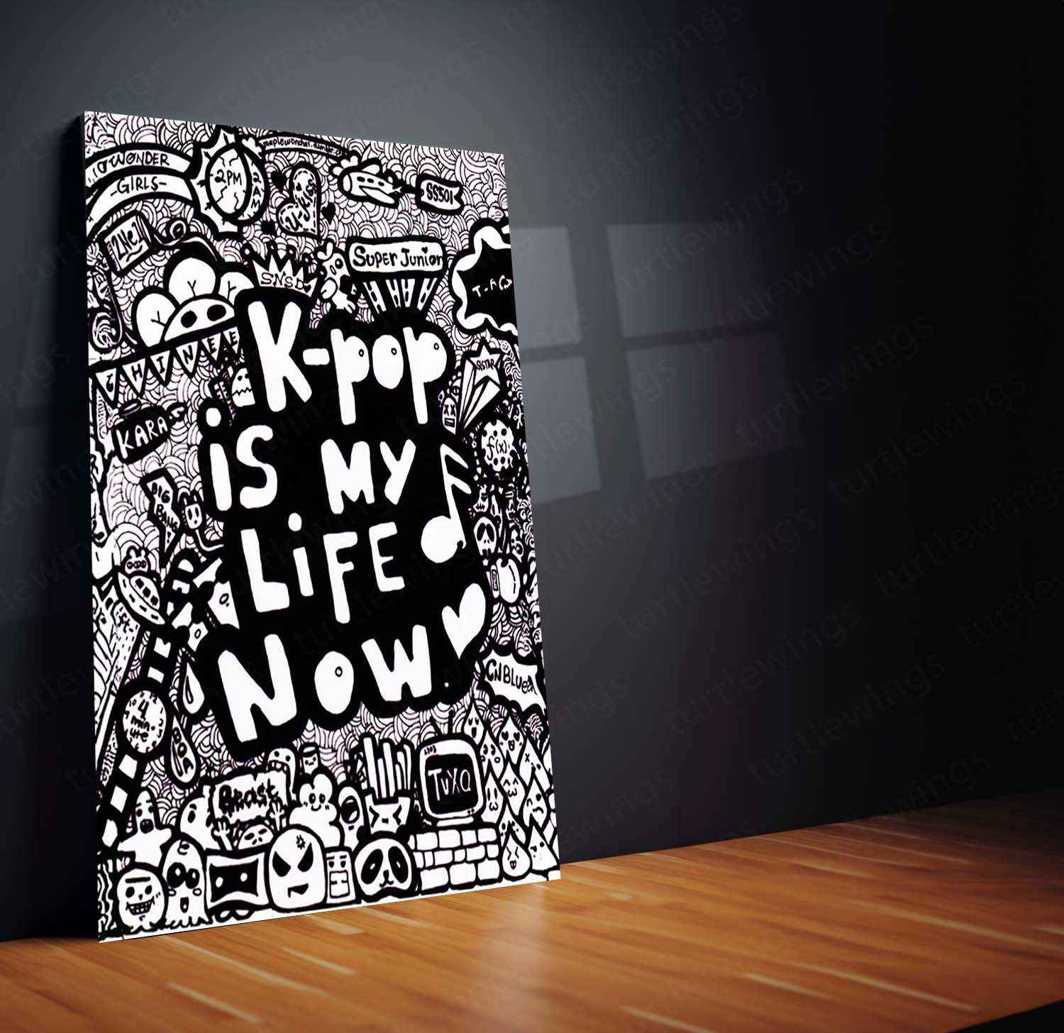 K-POP Metal Poster – Ultimate Tribute to the Global Music Phenomenon - TURTLEWINGS