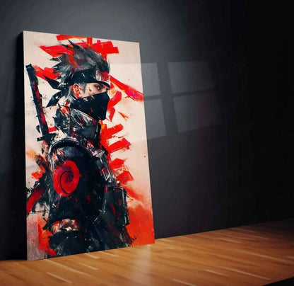 Kakashi Hatake Metal Poster – Premium Naruto Wall Art - TURTLEWINGS