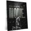 Quote Metal Poster | Kanye West | “UNTIL IT’S DONE. TELL NONE.” | Visionary Hustle Metal Poster