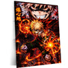 Anime Metal Poster | My Hero Academia Metal Poster | Katsuki Bakugo Explosion Hero Wall Art | Epic Anime Warrior Metal Frame