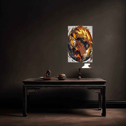 Kawaii Naruto Metal Poster | Cute Anime Wall Art | Adorable Ninja Aesthetic - TURTLEWINGS