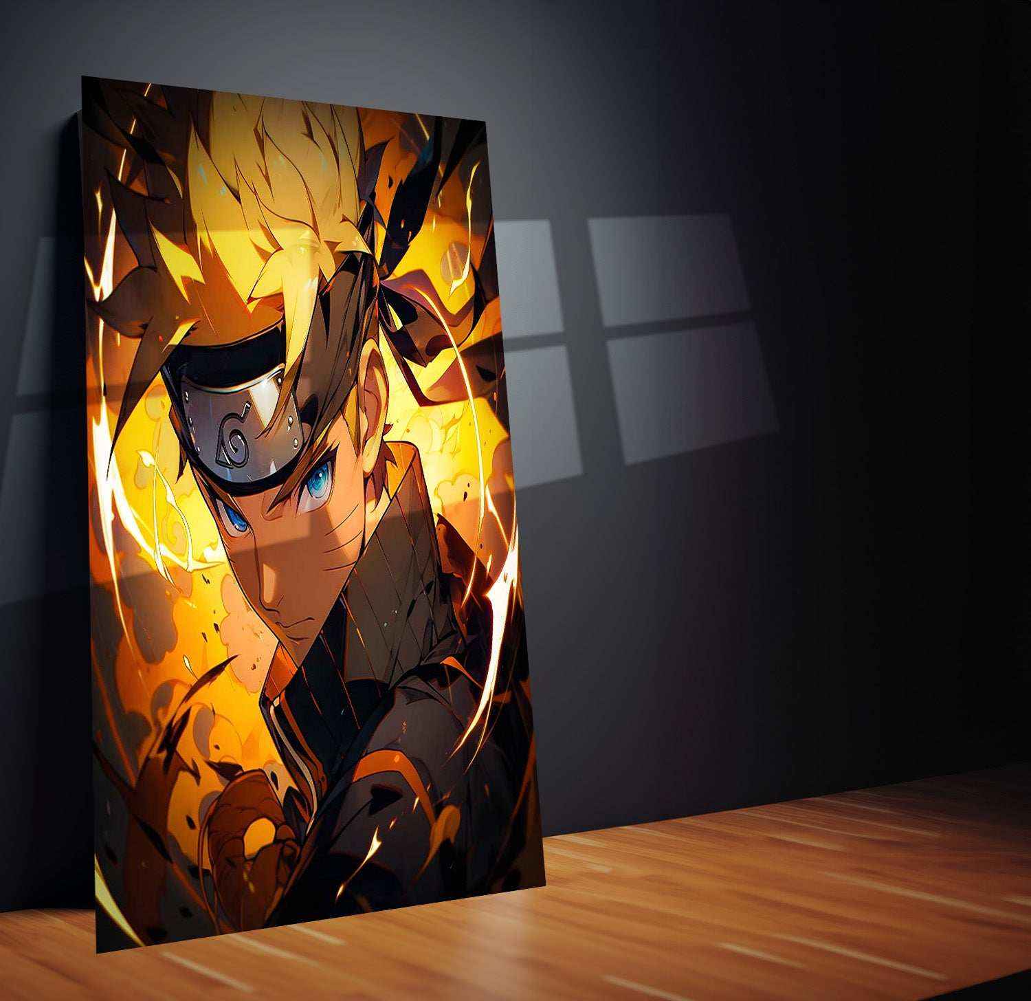 Kawaii Naruto Metal Poster | Cute Anime Wall Art | Adorable Ninja Aesthetic 2 - TURTLEWINGS