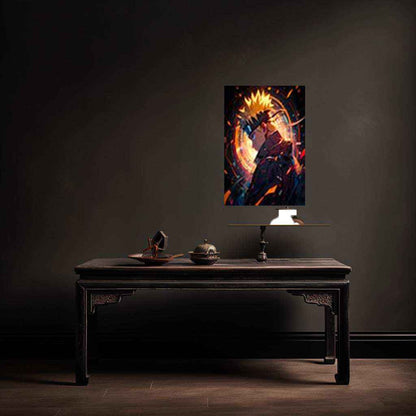 Kawaii Naruto Metal Poster | Cute Anime Wall Art | Adorable Ninja Aesthetic 3 - TURTLEWINGS