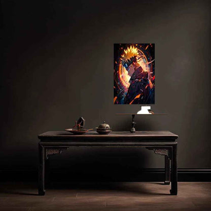 Kawaii Naruto Metal Poster | Cute Anime Wall Art | Adorable Ninja Aesthetic 3 - TURTLEWINGS