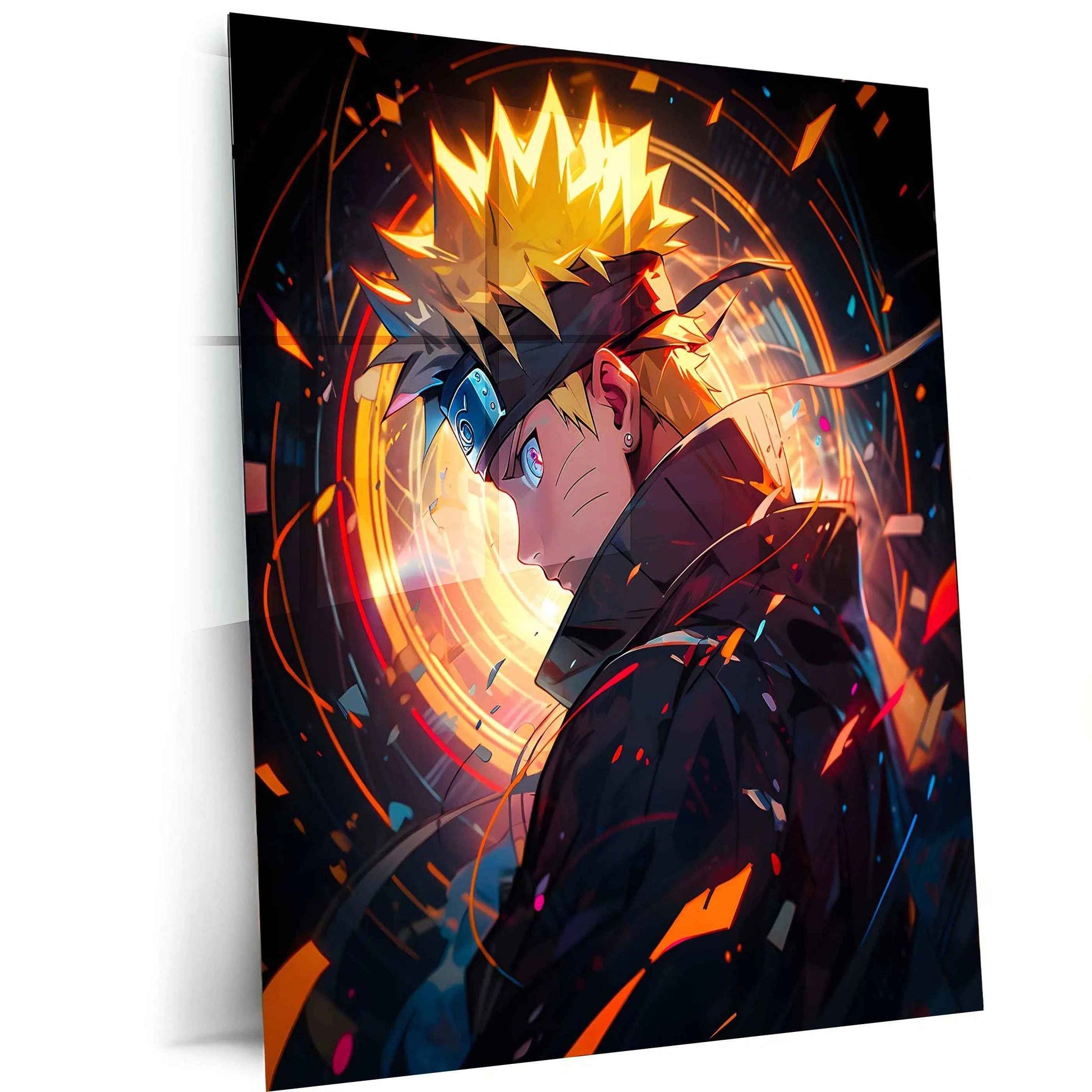Kawaii Naruto Metal Poster | Cute Anime Wall Art | Adorable Ninja Aesthetic 3 - TURTLEWINGS