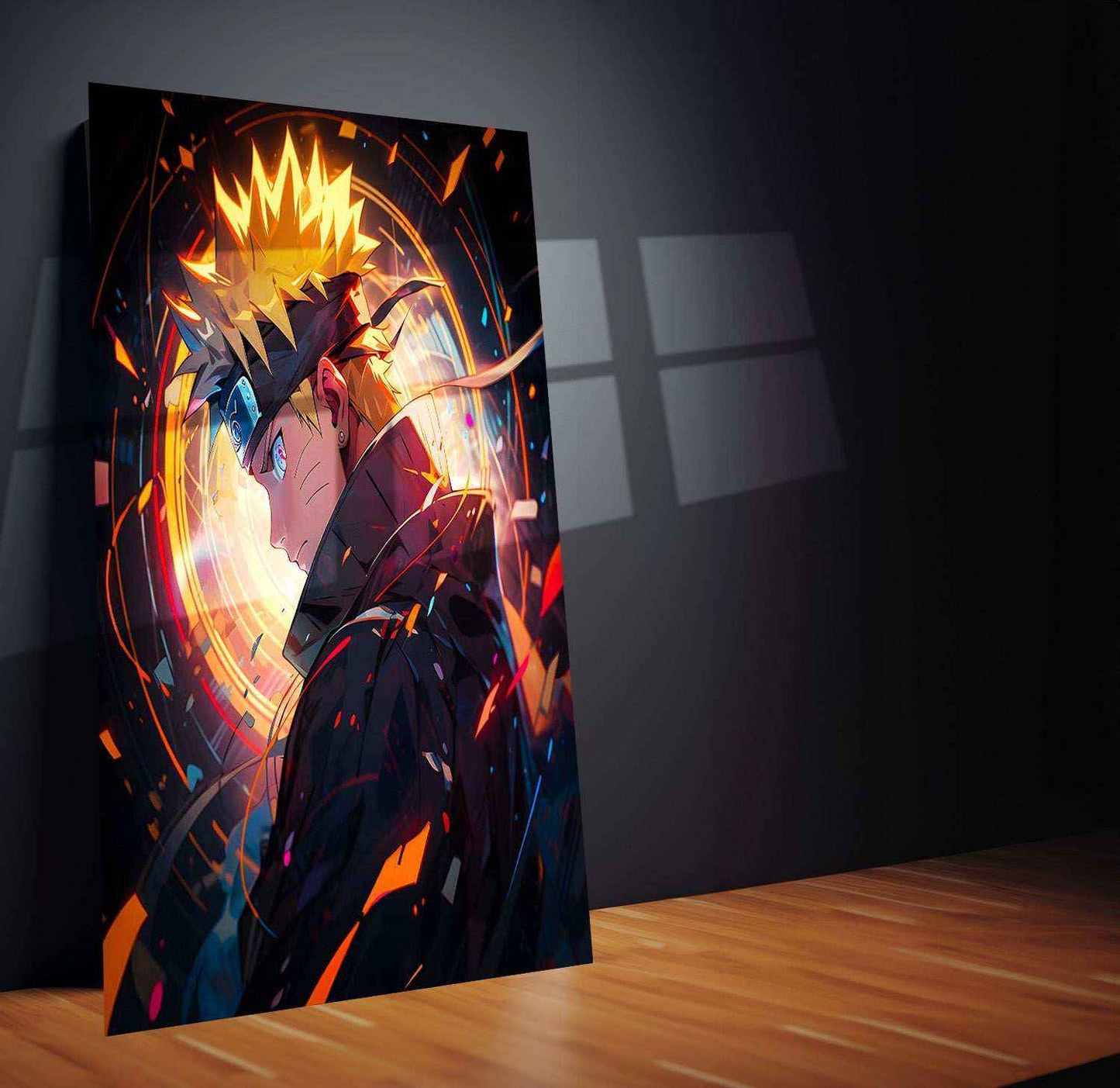 Kawaii Naruto Metal Poster | Cute Anime Wall Art | Adorable Ninja Aesthetic 3 - TURTLEWINGS