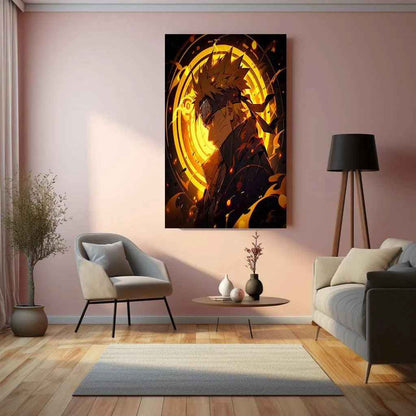 Kawaii Naruto Metal Poster | Cute Anime Wall Art | Adorable Ninja Aesthetic 4 - TURTLEWINGS