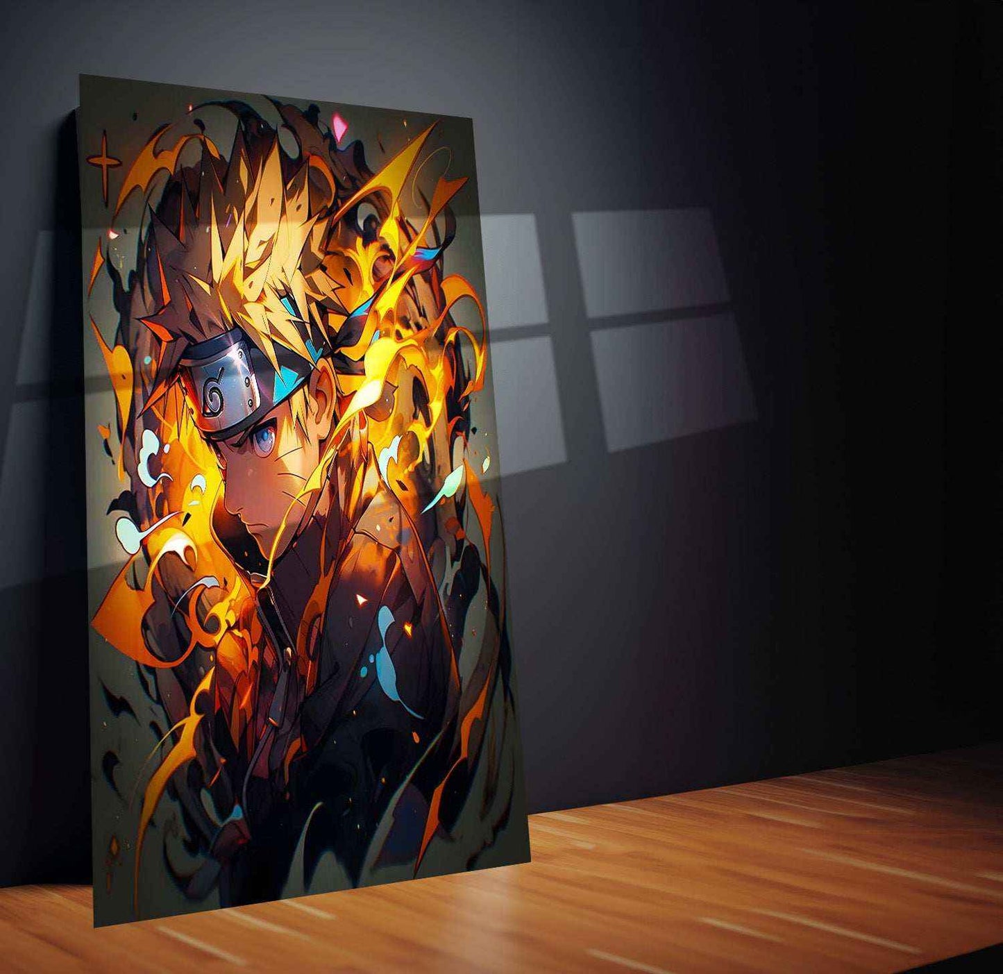 Kawaii Naruto Metal Poster | Cute Anime Wall Art | Adorable Ninja Aesthetic 5 - TURTLEWINGS