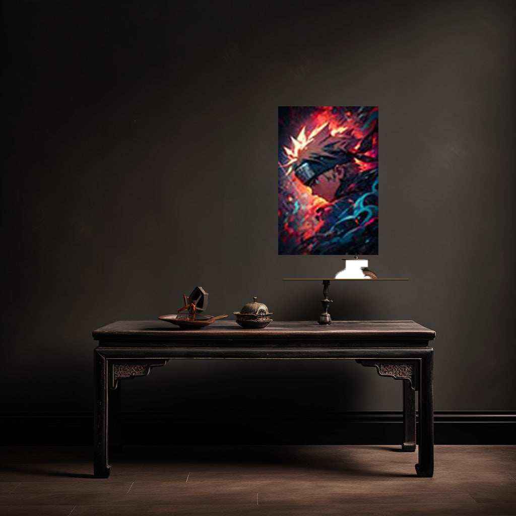 Kawaii Naruto Metal Poster | Cute Anime Wall Art | Adorable Ninja Aesthetic 6 - TURTLEWINGS