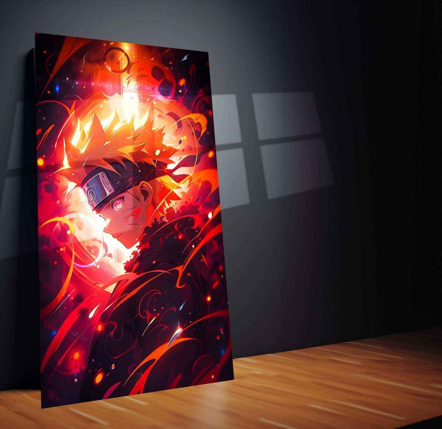 Kawaii Naruto Metal Poster | Cute Anime Wall Art | Adorable Ninja Aesthetic 7 - TURTLEWINGS